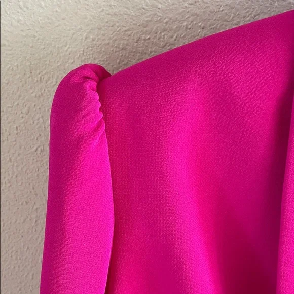 Gorgeous Express Fuchsia blazer jacket with open front L - Picture 3 of 7